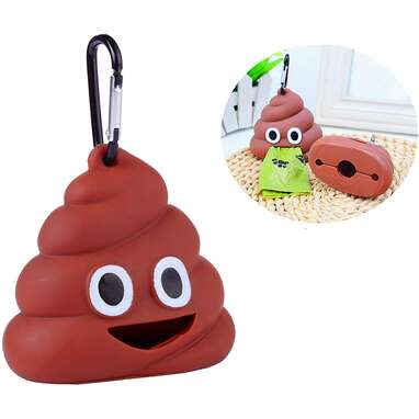 Poop Emoji Dog Waste Bag Dispenser