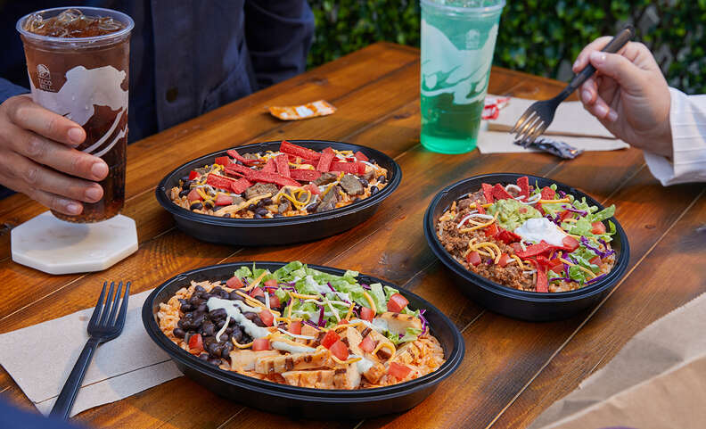 taco bell stacked bowls