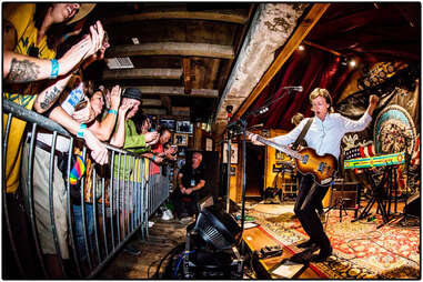 Sir Paul McCartney performing at Pappy and Harriet's