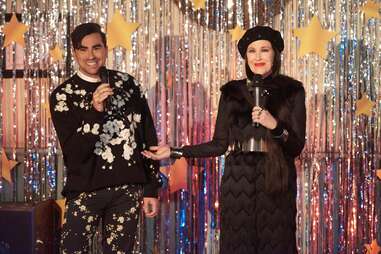 dan levy and catherine o'hara in schitt's creek