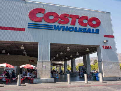 The exterior of a Costco location. 