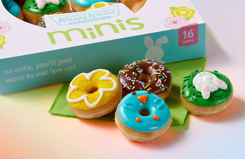 Krispy Kreme's SpringThemed Mini Donuts Are Filled with Life & Color