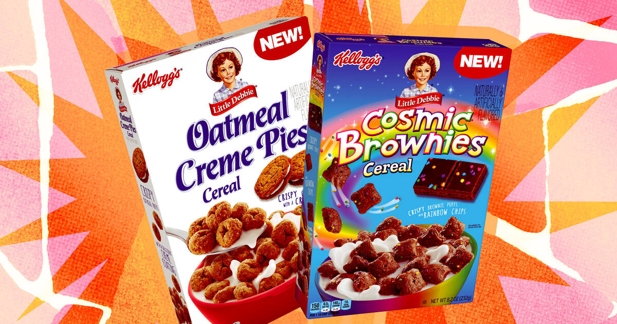 Little Debbie To Release Oatmeal Creme Pie Cereal, 42% OFF