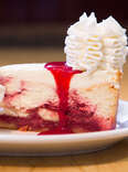 Cheesecake Factory's Lemon Raspberry Cream Cheesecake