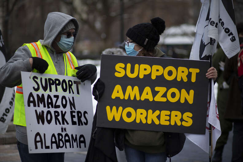 Amazon Violated Law By Firing Workers Who Were Critical Of Company, Report  Says - NowThis