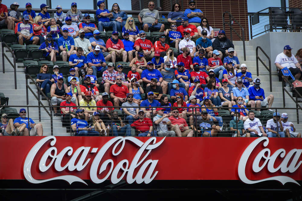 Texas Rangers Team Gnome MLB Stadium Promotion Coca-Cola Sponsored