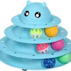 3-Level Turntable Cat Ball Roller Toy