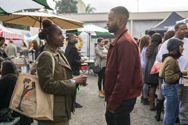 issa rae and jay ellis in insecure season 4