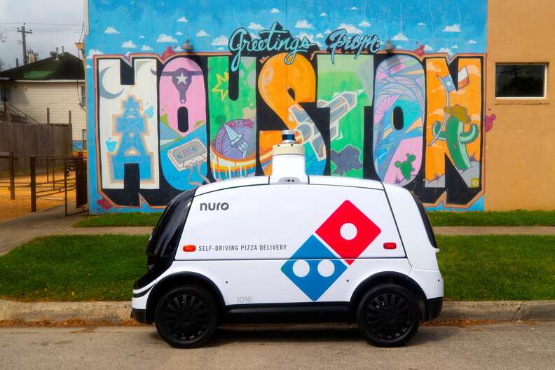 Domino's made a self-driving robot with Nuro that delivers pizza to customers
