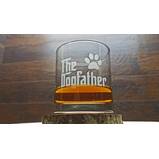 The DogFather Custom Engraved Bourbon Glass
