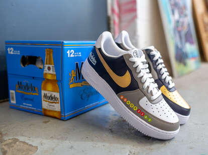 This Nike Air Force 1 was made for beer lovers