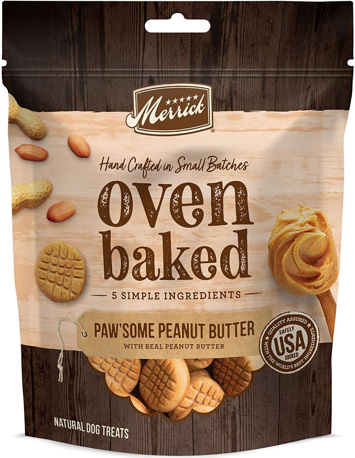 Merrick Oven Baked Peanut Butter Dog Treats