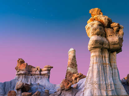 badlands in Northern New Mexico