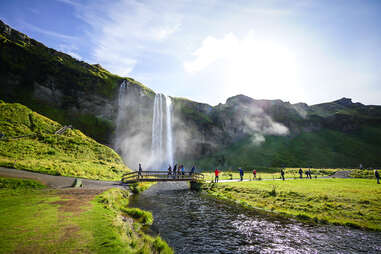 Seljalandsfoss bridge