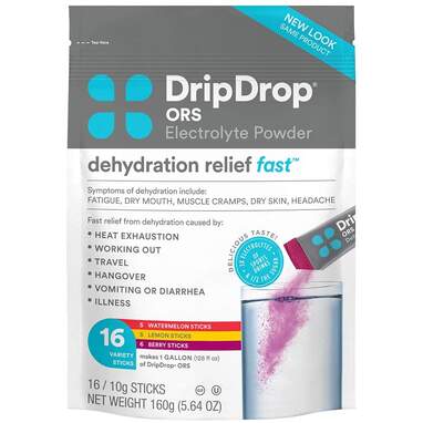 DripDrop ORS Electrolyte Powder (16-Pack)