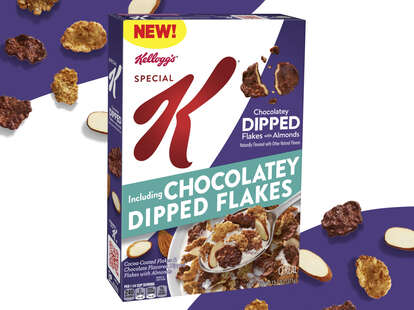A box of Special K Chocolatey Dipped Flakes 