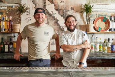 Owner Ryan McKenzie & executive chef Carlos Chavarria