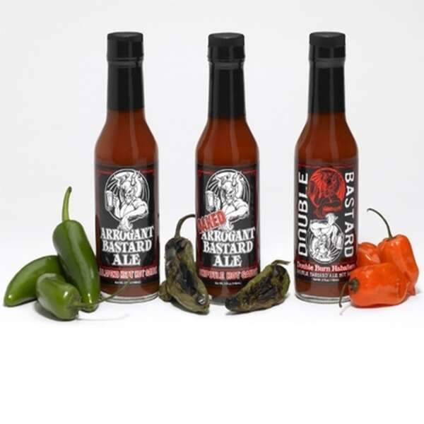 Stone's Burning Trinity of Bastard Hot Sauces Eat Thrillist San Diego