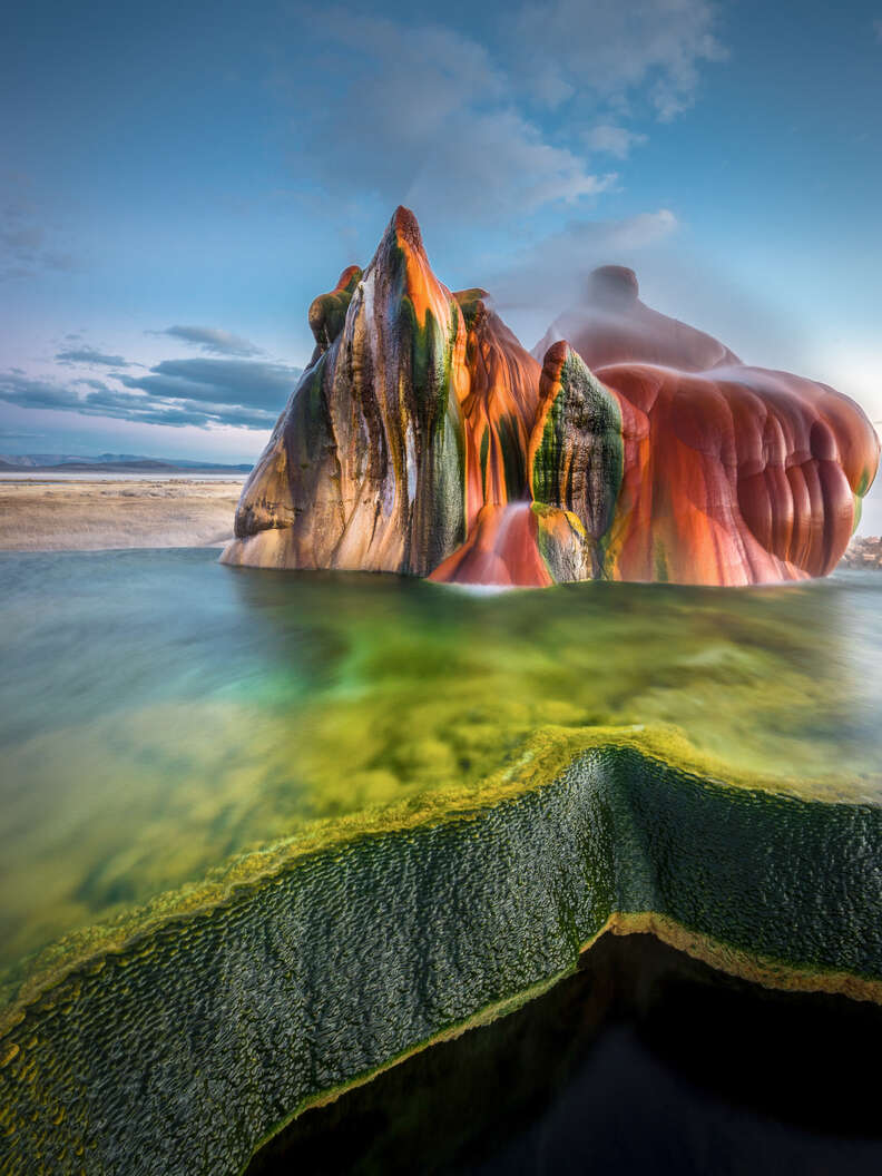 the fly geyser in nevada