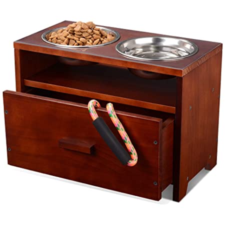 Dog food holder outlet furniture