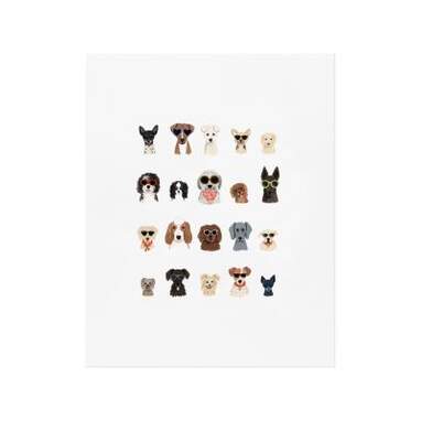 Dog wall art