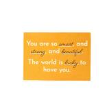 Affirmation Recycled Paper Greeting Card