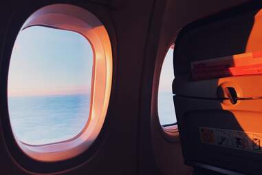 plane window