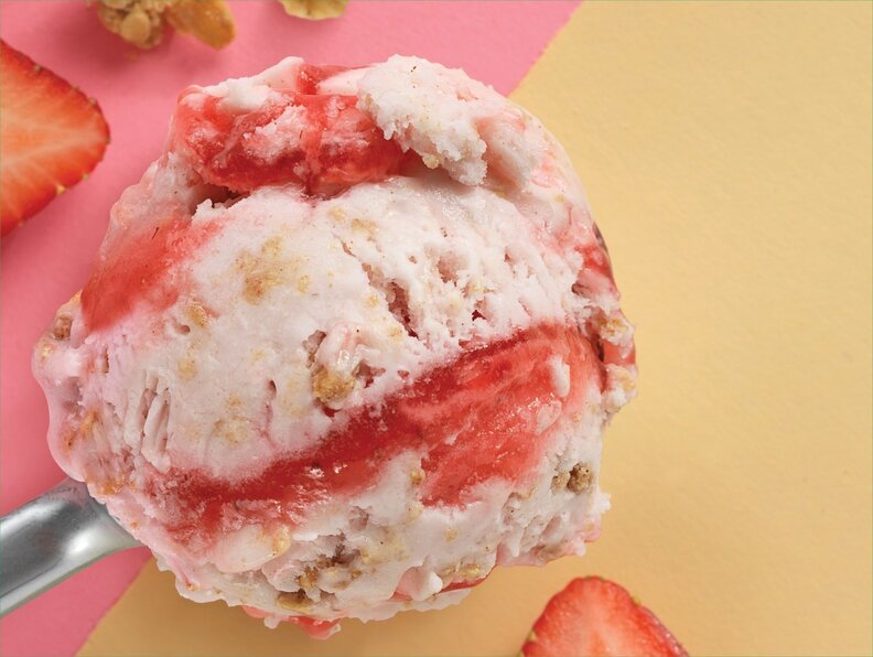 BaskinRobbins' NonDairy Strawberry Streusel Is the May Flavor of the