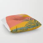 Tropical Landscape Floor Pillow by breatheliveexplore