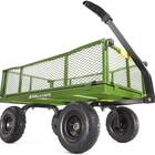 Gorilla Carts Steel Utility Cart with No-Flat Tires