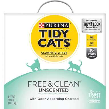 Purina Tidy Cats Free & Clean Unscented Clumping Cat Litter