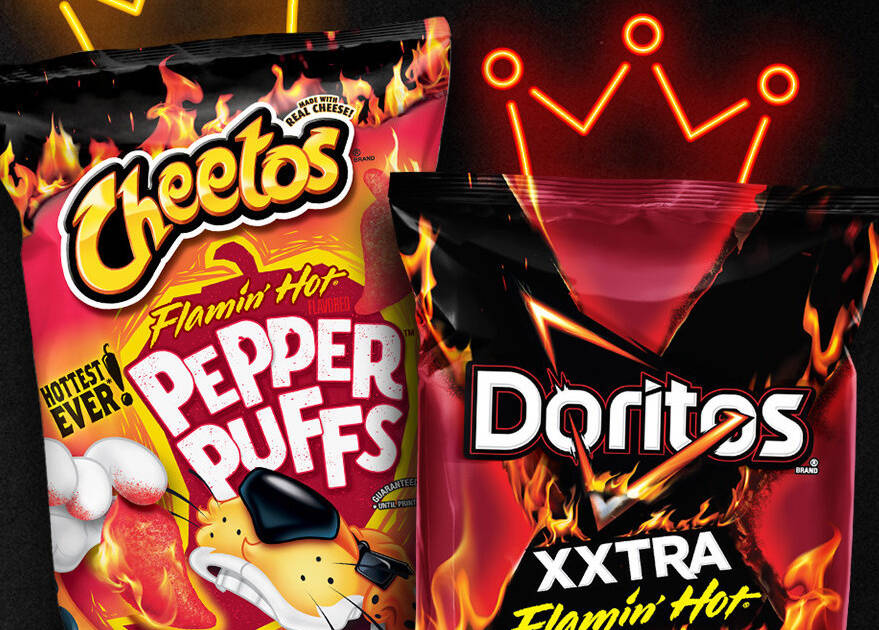 Doritos and Cheetos Flamin' Hot Sauce Reports Info