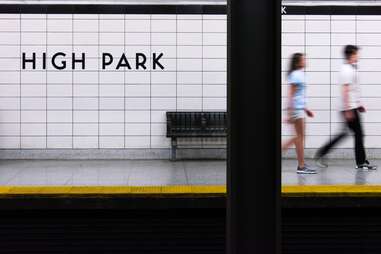 High Park train stop