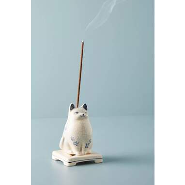 Cat incense holder