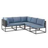 Forest Gate Modular 5-Piece Patio Sectional Set