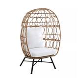 Bee & Willow™ Home Stationary Egg Chair in Brown