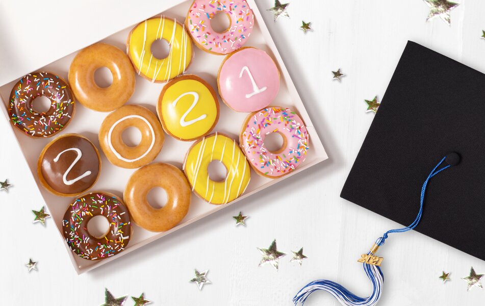 Krispy Kreme Is Giving a Free Dozen Donuts to 2021 Graduates Thrillist