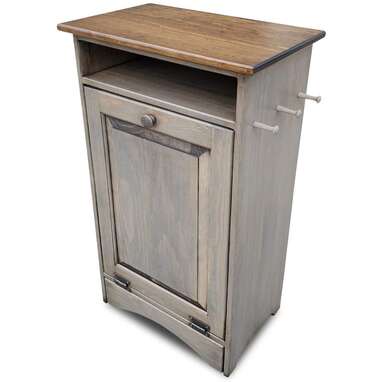 Dog food storage sales cabinet