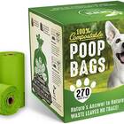 Biodegradable dog poop bags