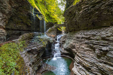 Rainbow Falls of Watkins Glen State Park
