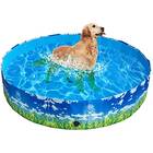 Large Collapsible Dog Pool With Cloud Pattern