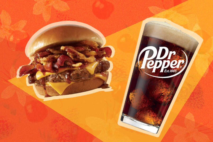 Wendy's New Bourbon Bacon Cheeseburger and Dr Pepper ...