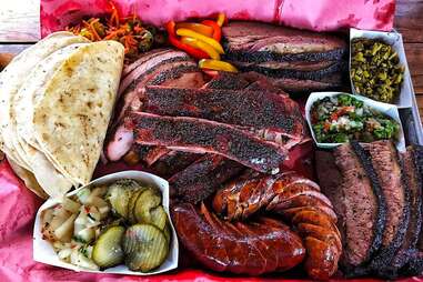 tex-mex bbq platter for 2m smokehouse