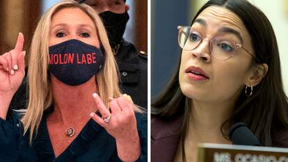 Report Marjorie Taylor Greene Harasses Aoc And Accuses Her Of Supporting Terrorists Nowthis