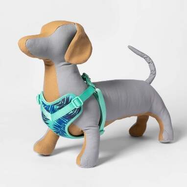 Blue Leaf Soft Mesh Dog Harness
