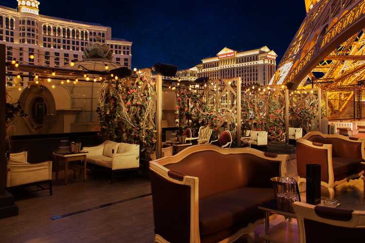 Only thing missing from Beer Park at Paris Las Vegas is the beach