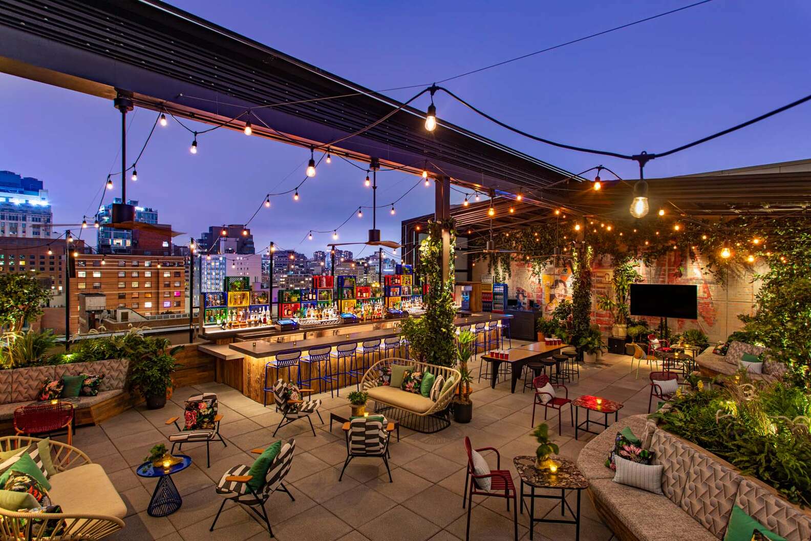 rooftop bar new york city times square