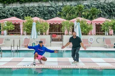 Pharrell Williams and David Grutman