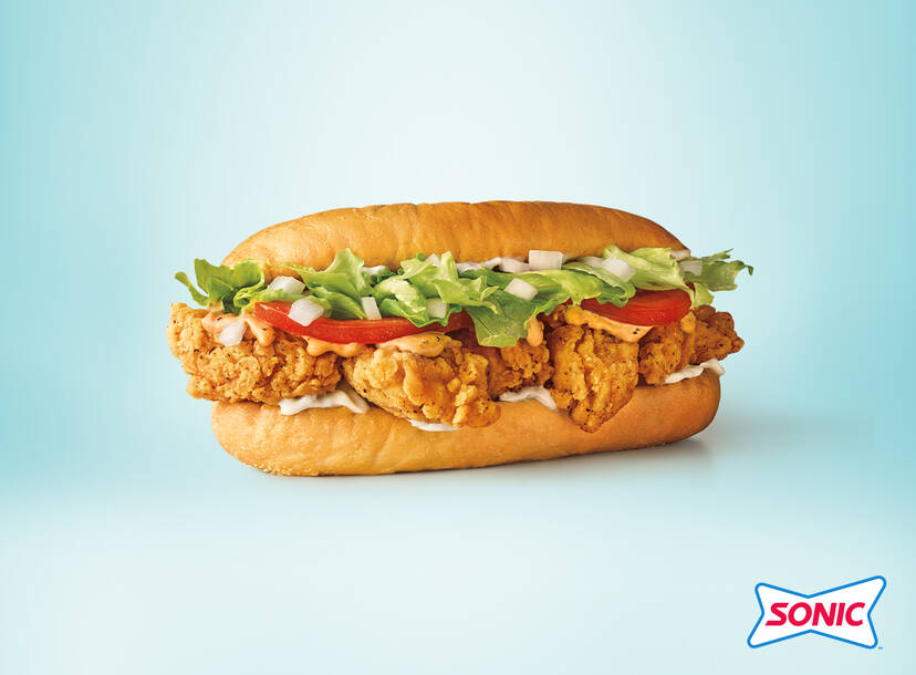 Sonic Just Unveiled A New Popcorn Chicken Po Boy Sandwich Thrillist