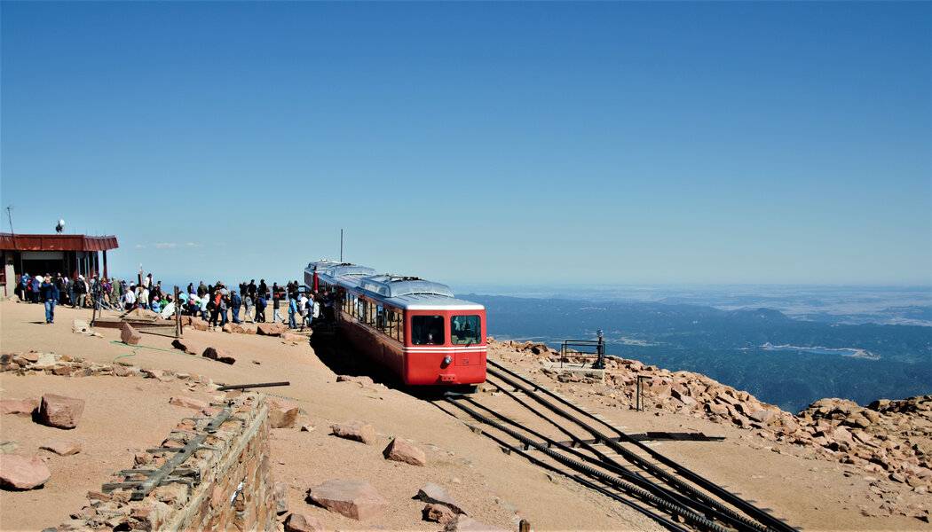 Pikes Peak Cog Railway World's Highest Cog Railroad Reopening in